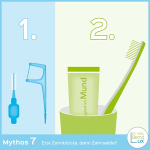 Titelbild Mythos 7 der Zahngesundheit - Zahnarzt Zerbst - Dr. med. Bernd Lux