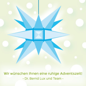 Die Adventszeit ist da.