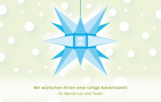 Die Adventszeit ist da.